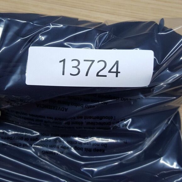 J CREW Top Womens Size 4 Navy Drapey Crepe Faux Wrap VNeck Side Zip - Picture 11 of 11